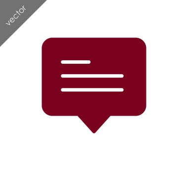 Metin balonu simgesinin