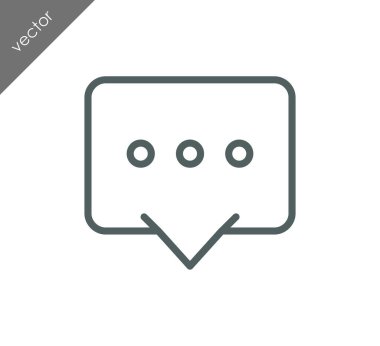 Sohbet simgesi söylenecek daha