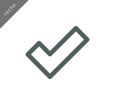 onay işareti simgesi 