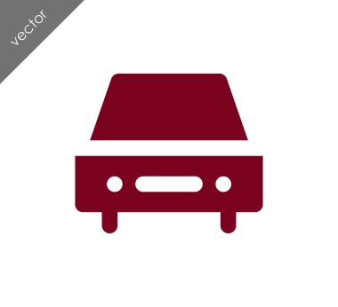 Araba simgesi, illüstrasyon 