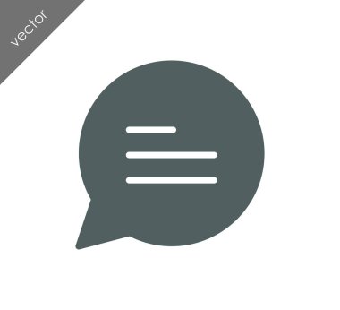 Metin balonu simgesinin