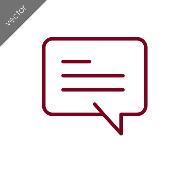 Metin balonu simgesinin