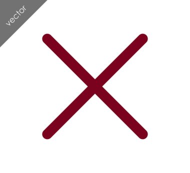 düz simgesini iptal 