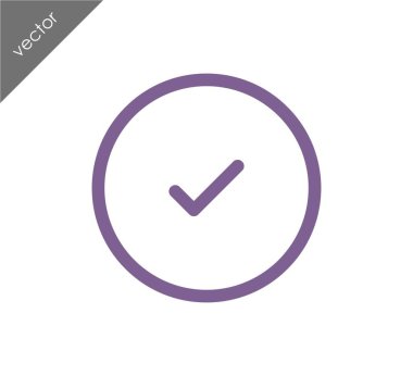 onay işareti simgesi 