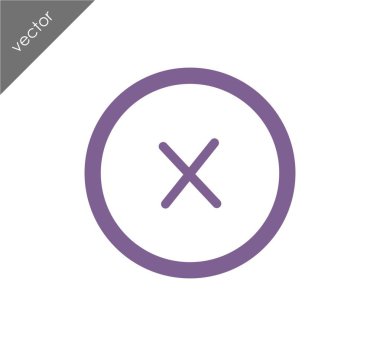 düz simgesini iptal 