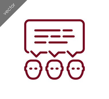 Sohbet simgesi tasarım