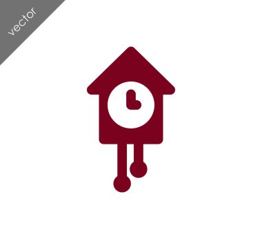 Duvar kuş Saat simgesi