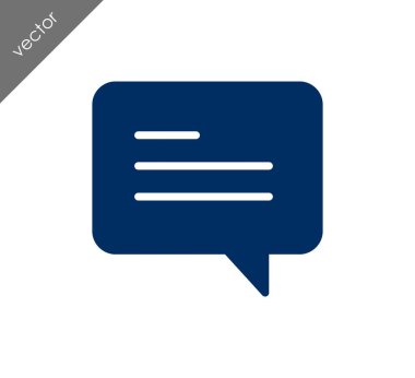 Metin balonu simgesinin