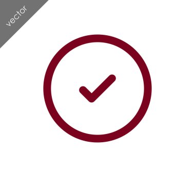 onay işareti simgesi 