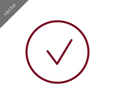 onay işareti simgesi 