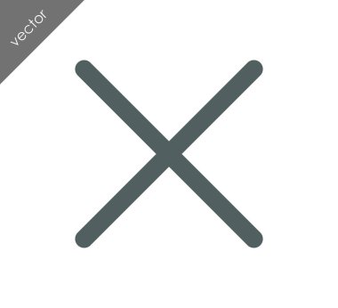 düz simgesini iptal 