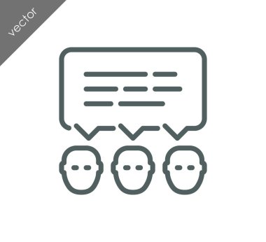 Sohbet simgesi tasarım