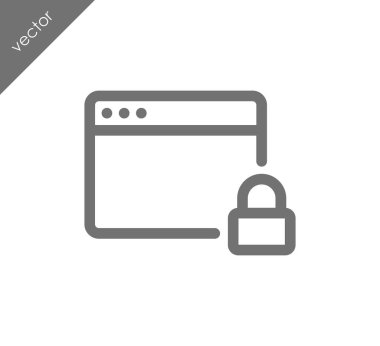 Web sayfası güvenlik simgesi