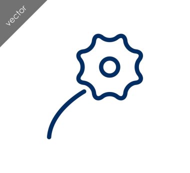 çiçek açan çiçek simgesi