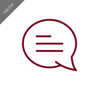 Metin balonu simgesinin