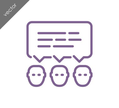 Sohbet simgesi tasarım