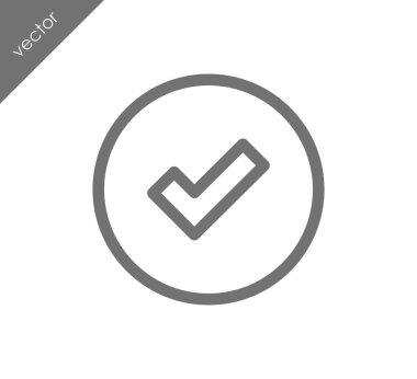 onay işareti simgesi 