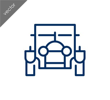 Araba simgesi, illüstrasyon 