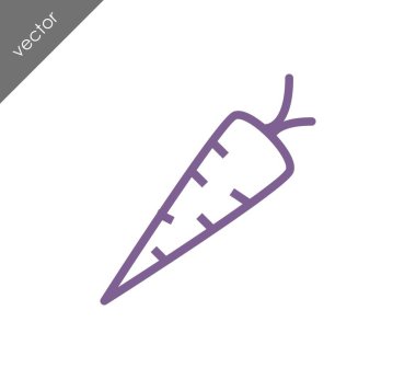 havuç simgesi illüstrasyon