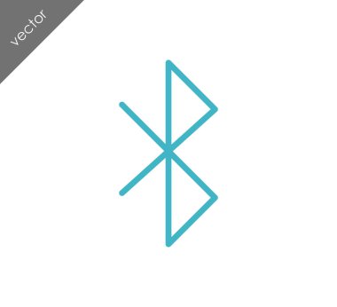 basit bluetooth simgesini