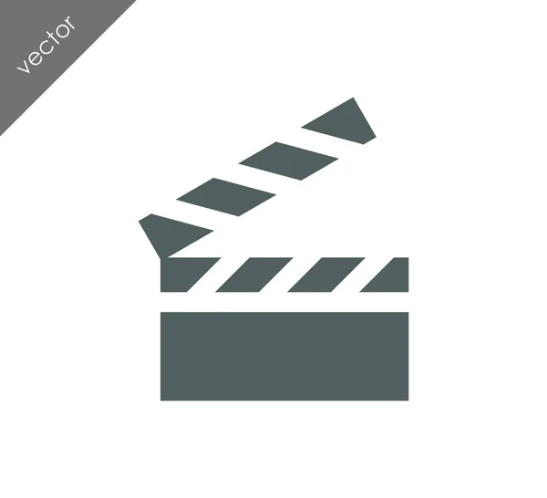 Clapboard icono simple — Archivo Imágenes Vectoriales