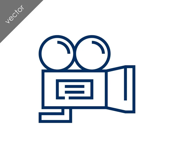 Camera pictogram plat bord — Stockvector