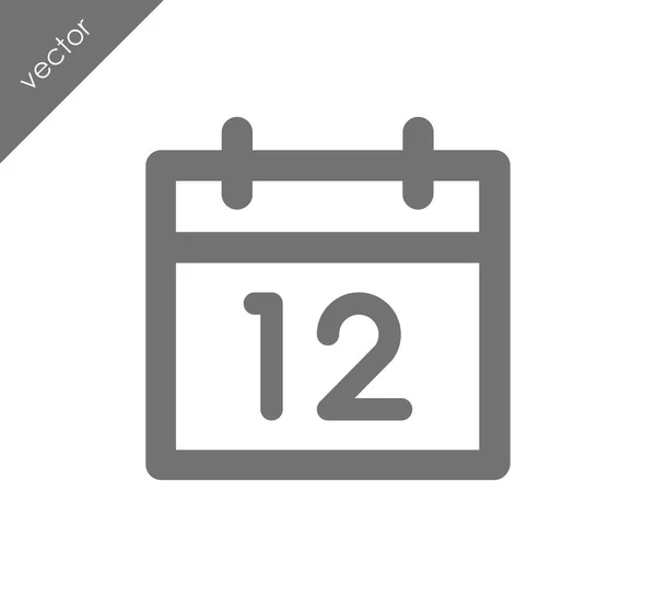 Ilustração ícone calendário — Vetor de Stock