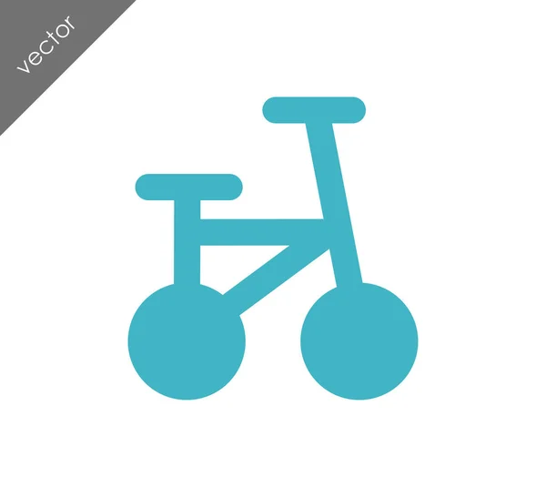 Diseño del icono de la bicicleta — Vector de stock