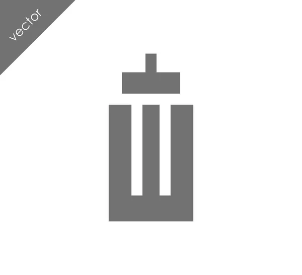 Gebouw platte pictogram — Stockvector