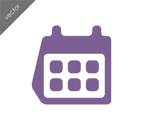 Calendar icon illustration — Stock Vector