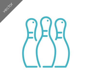 Bowling skittles simgesi