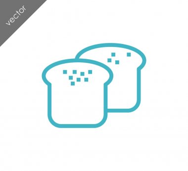 Tasarım ekmek simgesinin