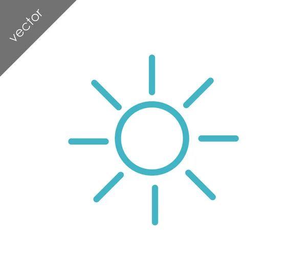 태양 날씨 아이콘 — 스톡 벡터