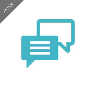 basit sohbet simgesi