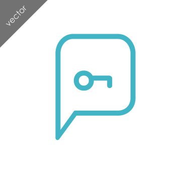 basit sohbet simgesi