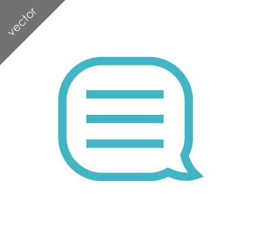 basit sohbet simgesi