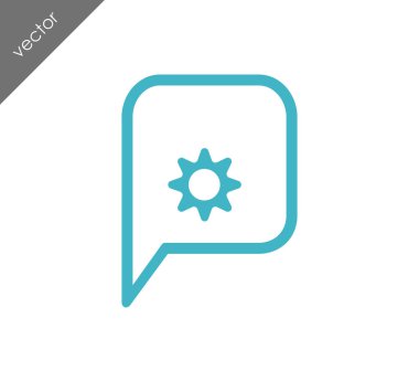 basit sohbet simgesi