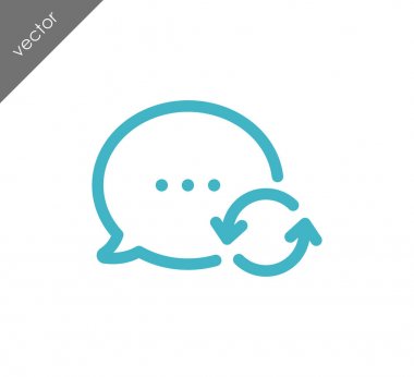 basit sohbet simgesi