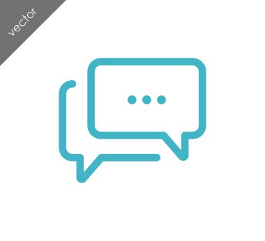 basit sohbet simgesi