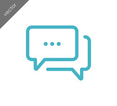 basit sohbet simgesi