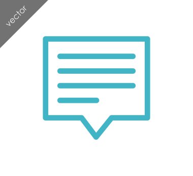 basit sohbet simgesi