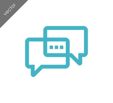 basit sohbet simgesi