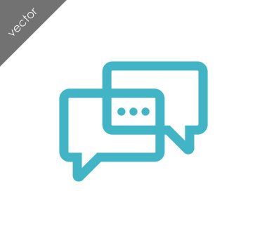 basit sohbet simgesi