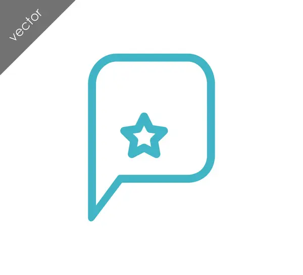 Egyszerű Chat ikonra — Stock Vector