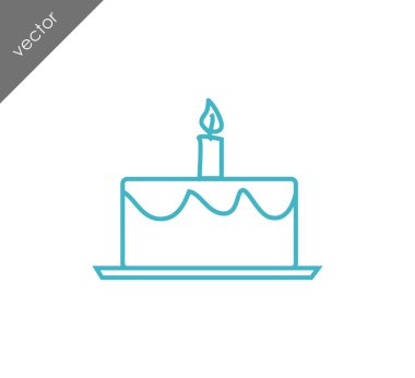 doğum günü pastası simgesi