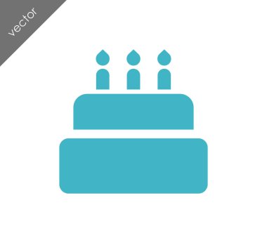 doğum günü pastası simgesi