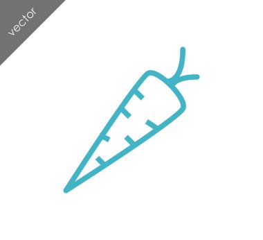 Havuç basit simgesi