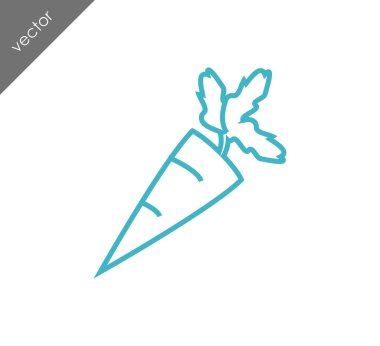 Havuç basit simgesi