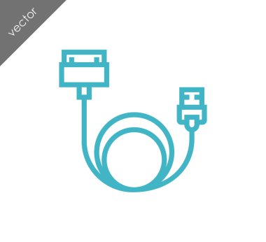 USB konektörü simgesi