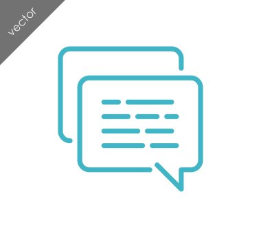 basit sohbet simgesi